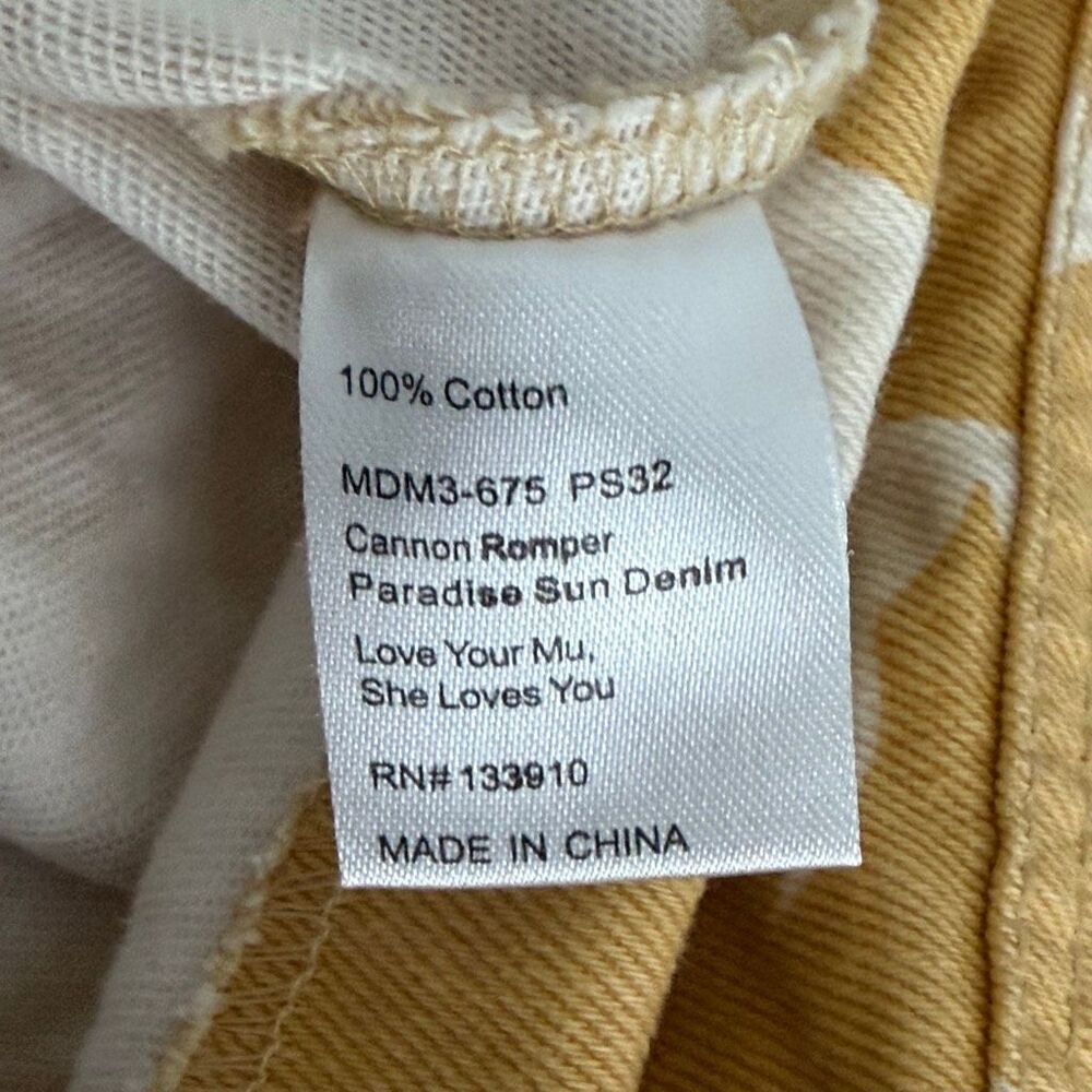 Show Me Your Mumu Canon Sun Romper Yellow Sz M - Picture 13 of 13